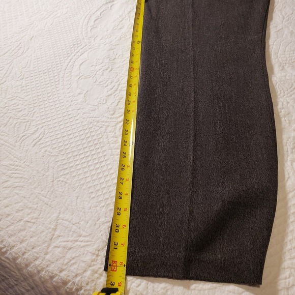 Nine West Curvy Bootcut Career Pants Sz 18 Wide Leg Gray Stretch Zip Comfort - Picture 3 of 6